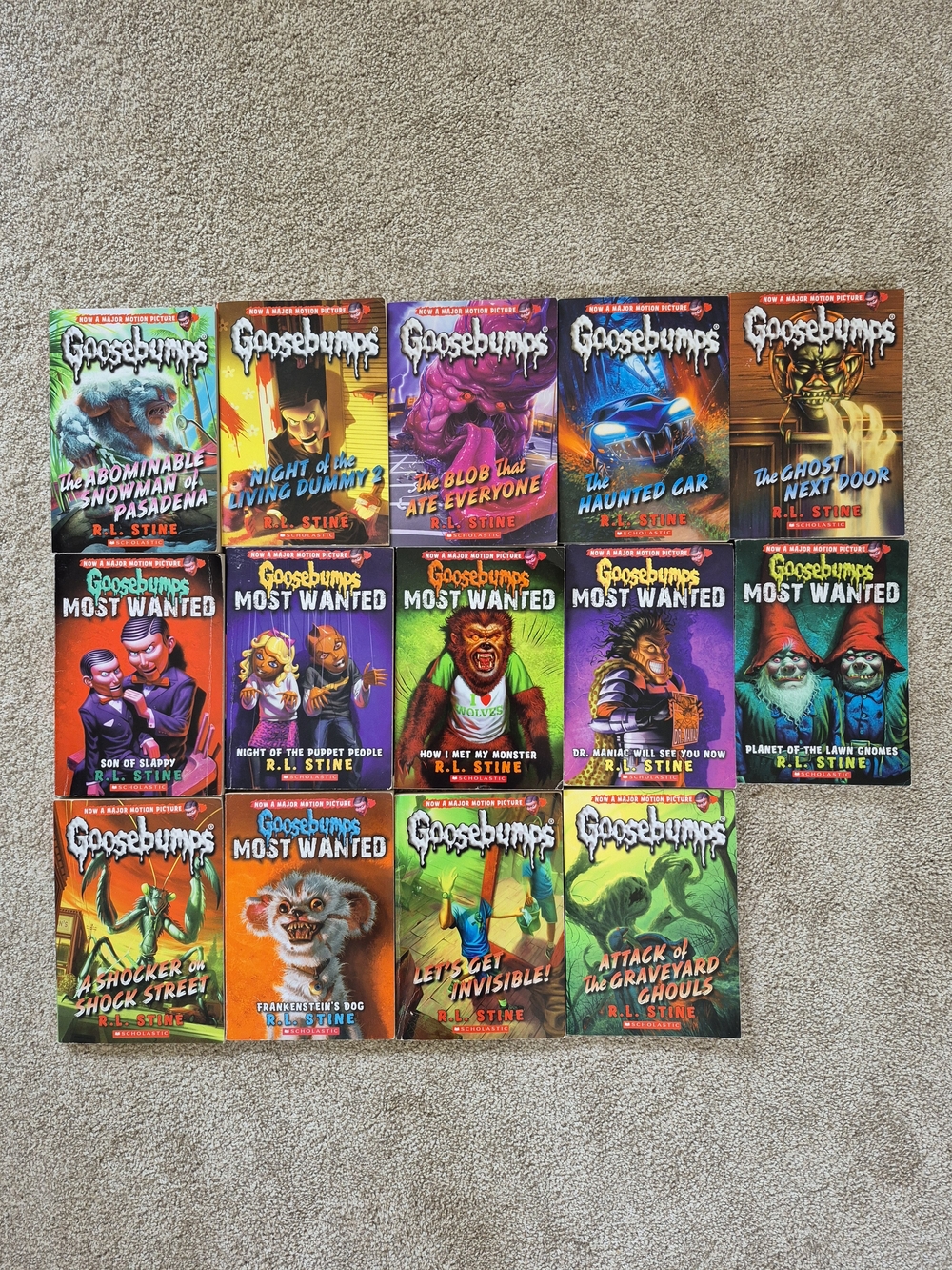 Goosebumps Book Lot
